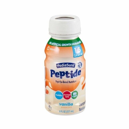 Pediasure Peptide 1.5 Cal Pediatric Oral Supplement Vanilla Flavor 8 oz. Bottle Liquid Peptide, 24PK 67417